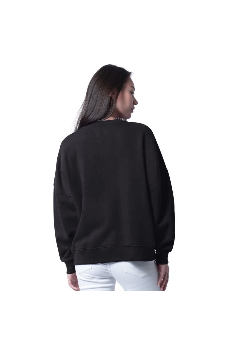 Women's G-III 4Her by Carl Banks Black Pittsburgh Steelers Oversized Feud Sweatshirt, Alternate, color, Black