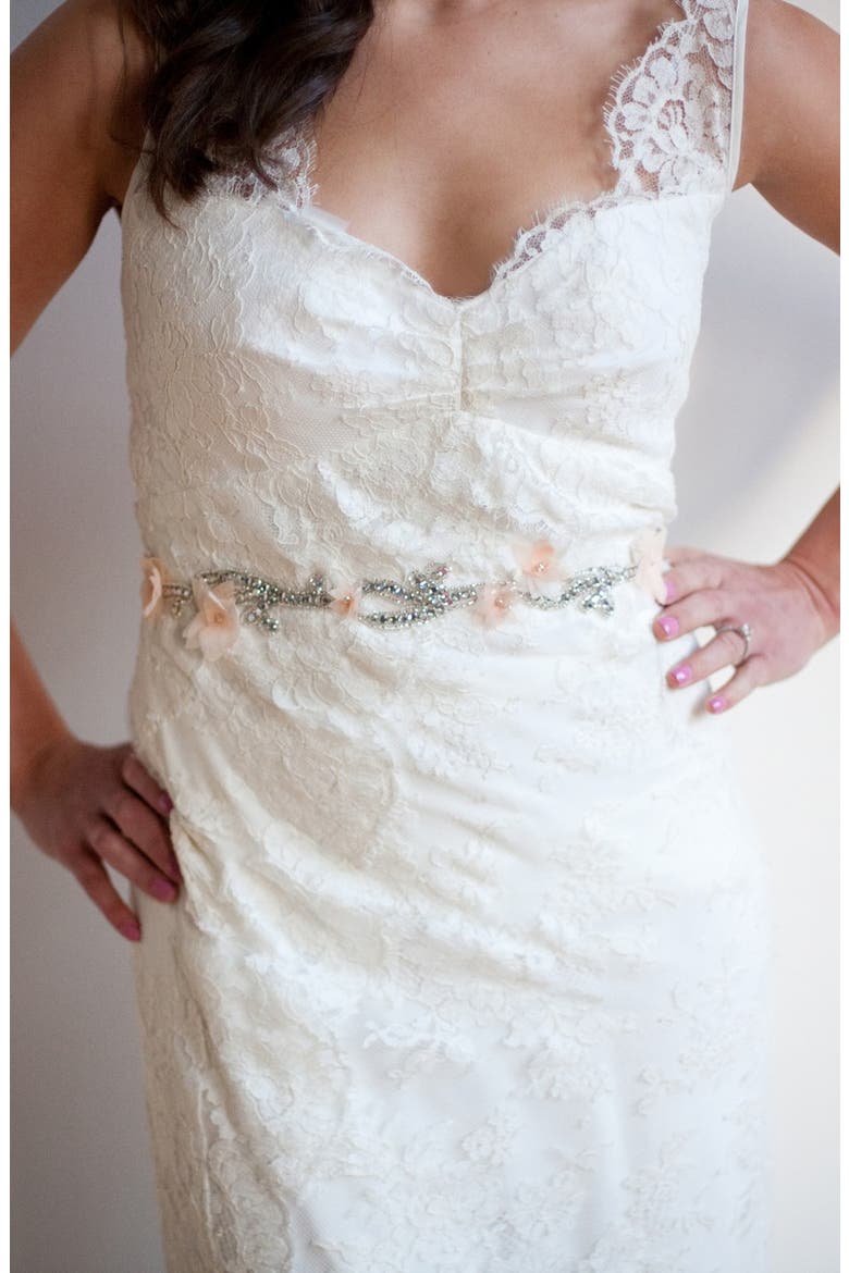 'Elizabeth' Bridal Hair Flower, Alternate, color, IVORY