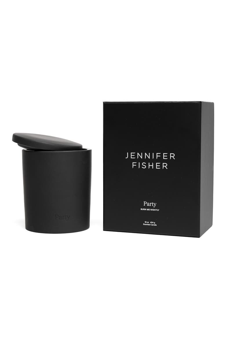 Party Candle, Main, color, BLACK