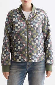 Scotch & Soda Reversible Quilted Bomber Jacket