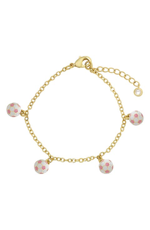 3D Soccer Ball Bracelet (Big Kid)
