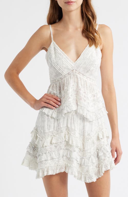 Loveshackfancy Faelith Lace Trim Camisole In White