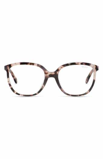 QUAY Call Me 47mm Small Square Blue Light Blocking Glasses