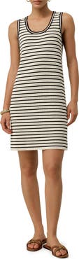 Lilysilk Women's Toscana Striped Pointelle Dress