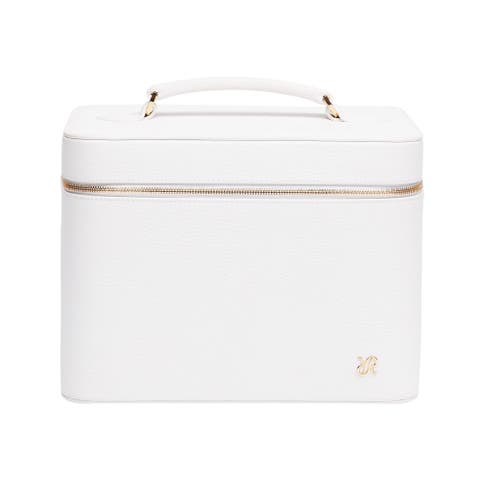 TUXEDO LEATHER VANITY CASE