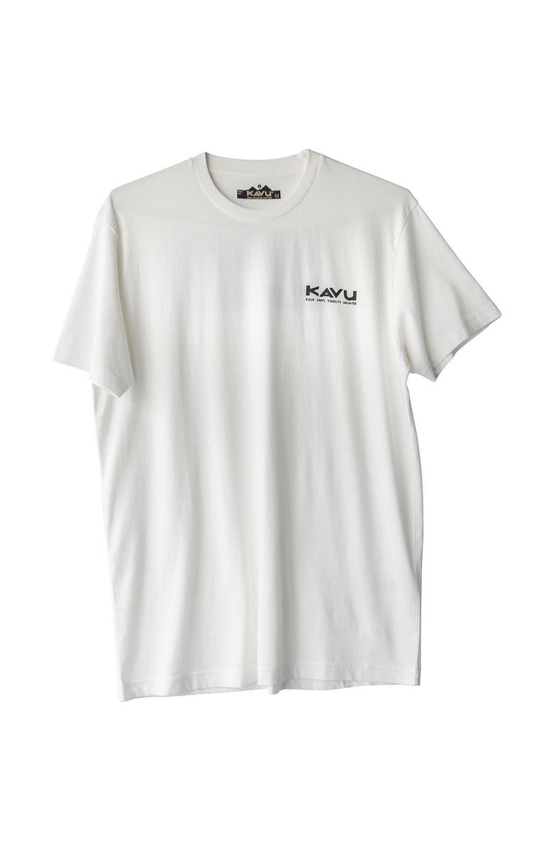 KAVU Klear Above Etch Art T-Shirt - Men's, Alternate, color, Off White
