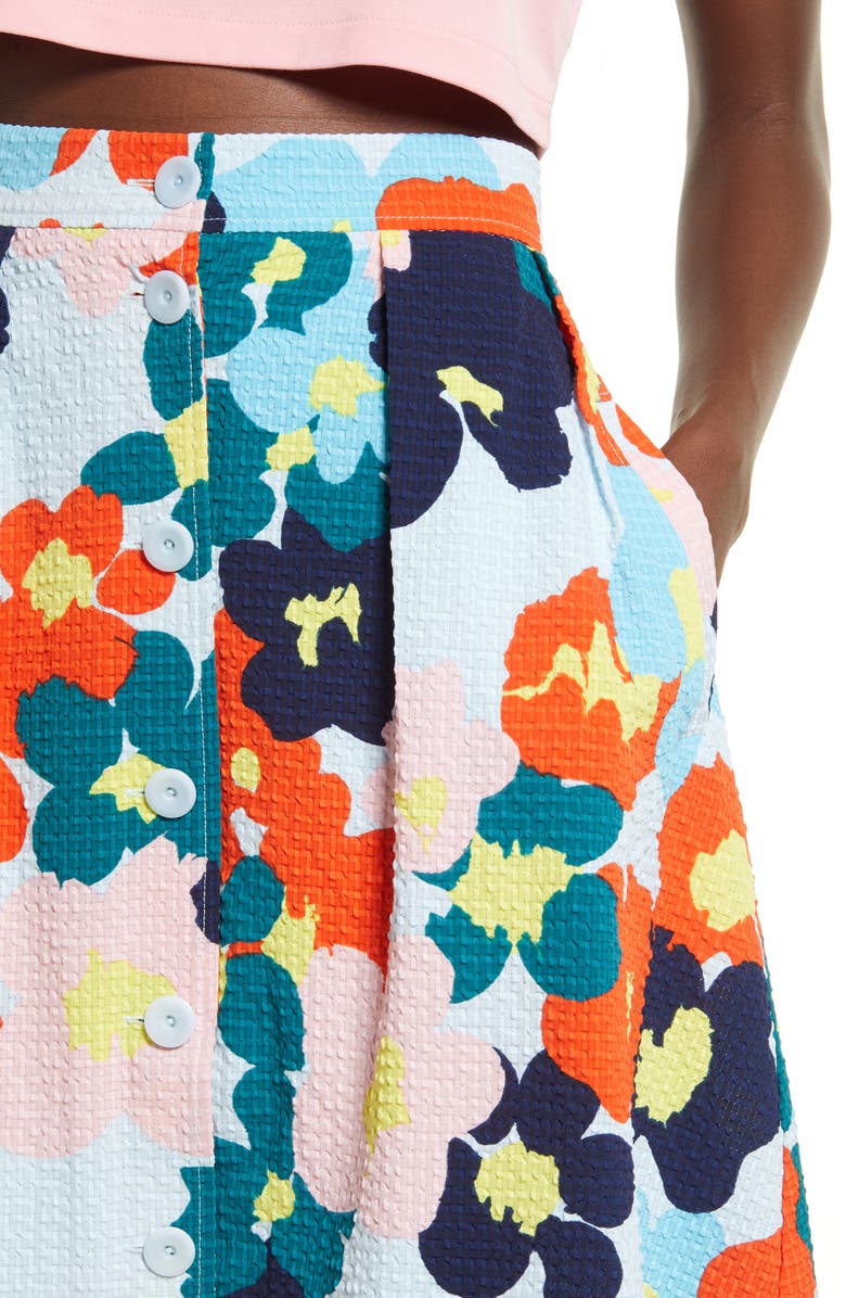 Nordstrom Cristina Martinez Print Skirt, Alternate, color,