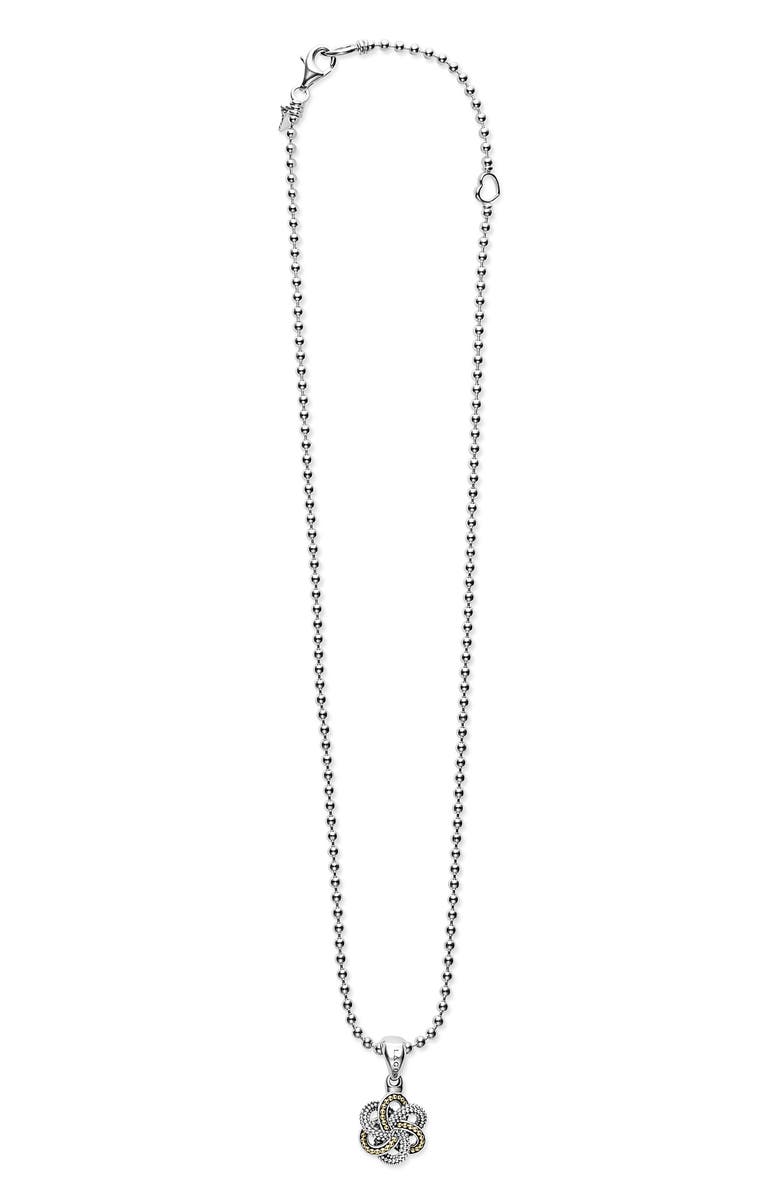 LAGOS Love Knot Pendant Necklace, Alternate, color, 