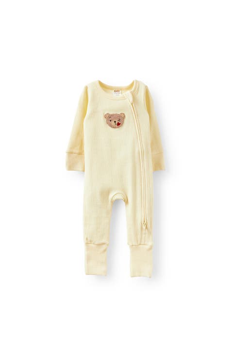 The Billie Long Sleeve Rib Romper