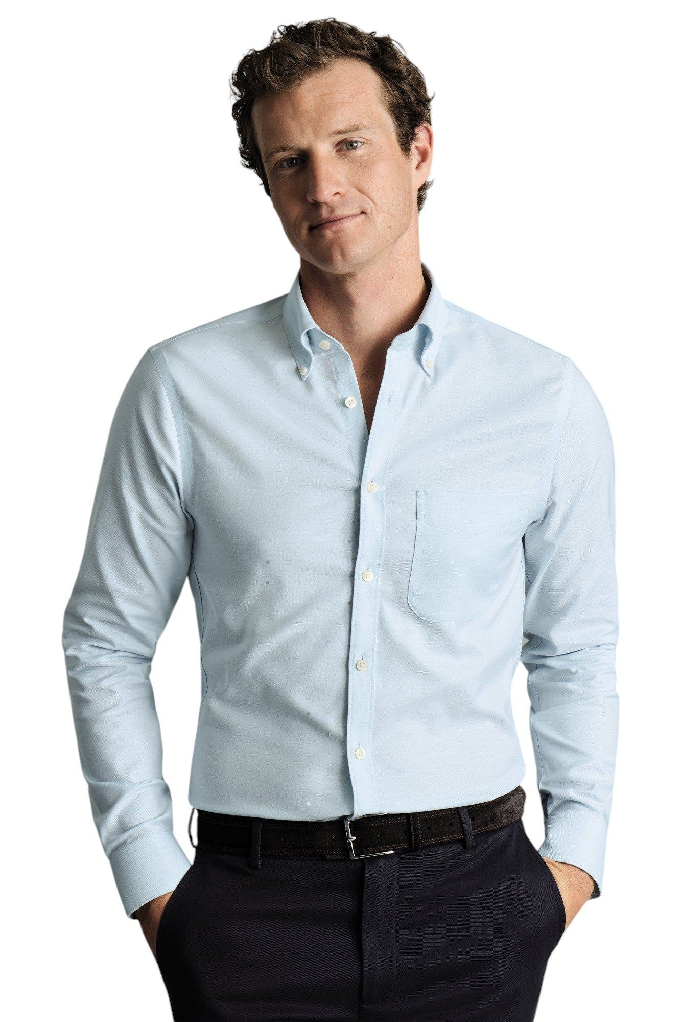 Non-Iron Stretch Oxford Shirt - image 5