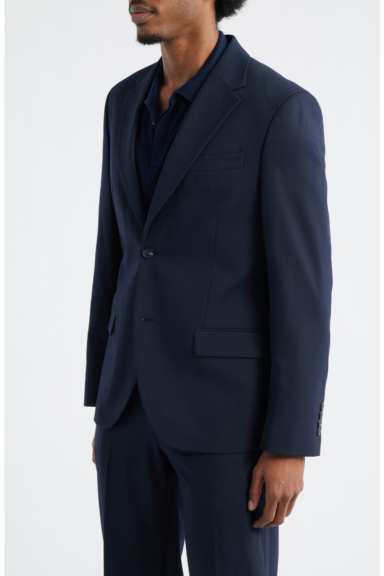Slim Fit Solid Stretch Suit Jacket, Alternate, color, NAVY SEABORNE