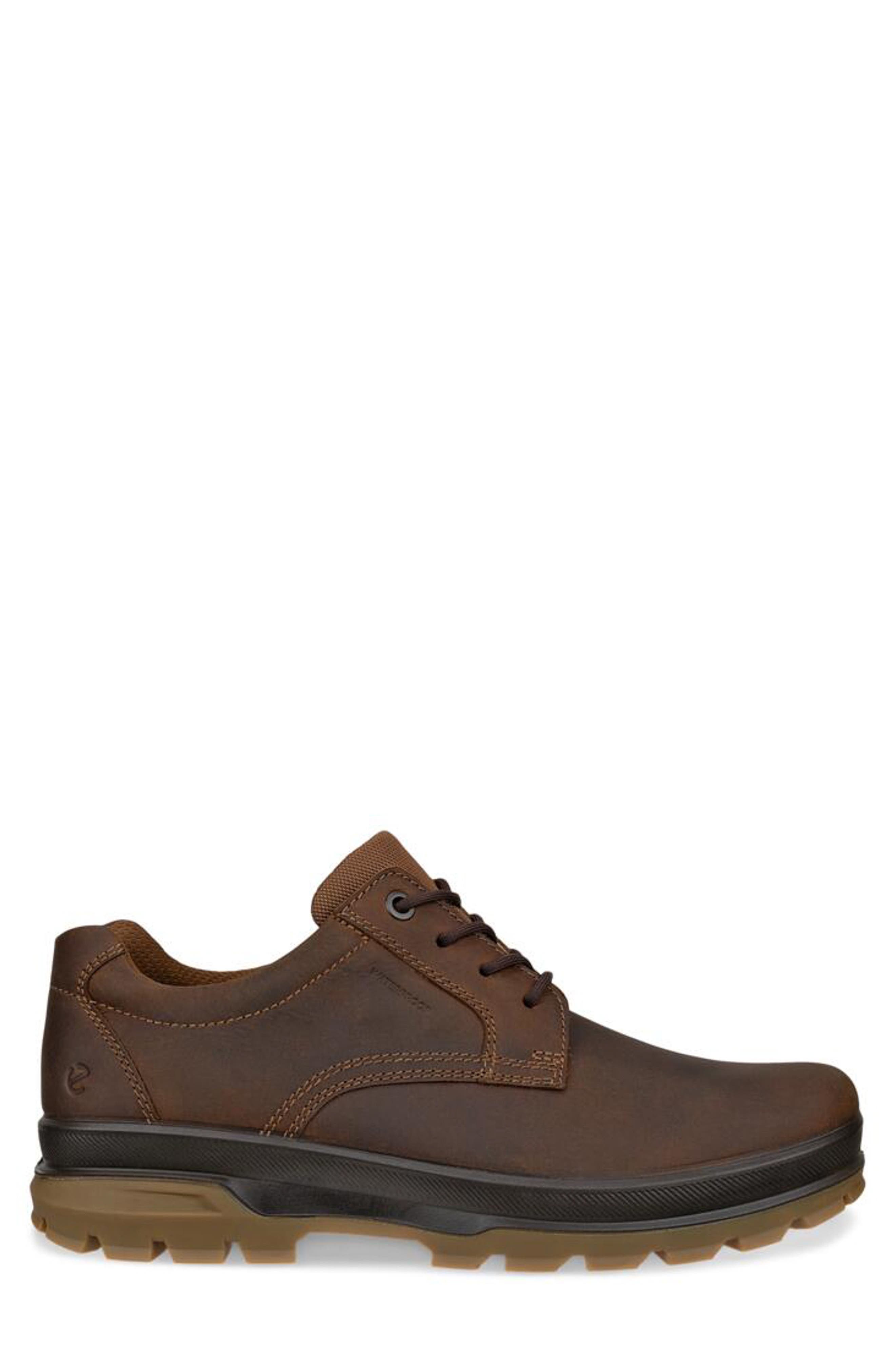 Track Waterproof Plain Toe Derby, Alternate, color, CAMEL