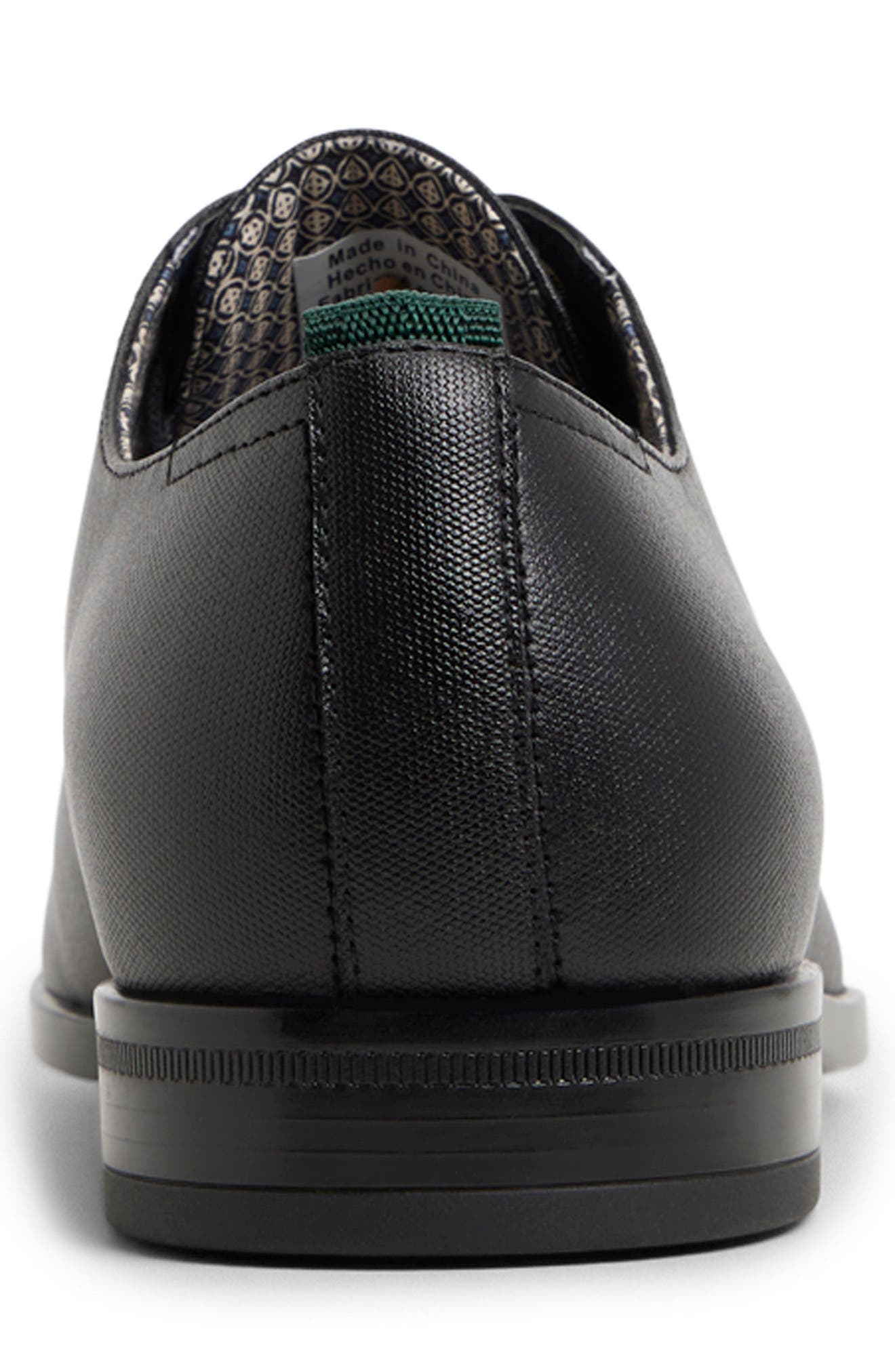 Ted Baker London Garratt Cap Toe Derby, Alternate, color, Black Emboss