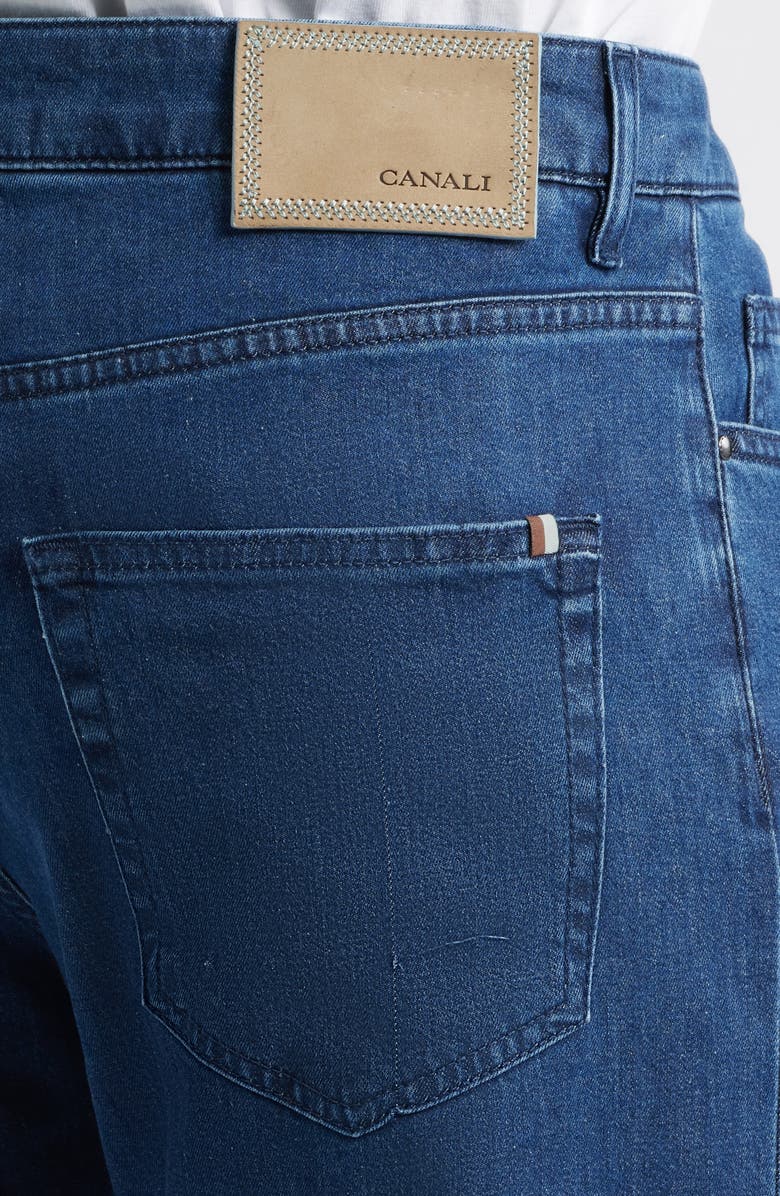 Canali Comfort Straight Leg Jeans, Alternate, color, Blue