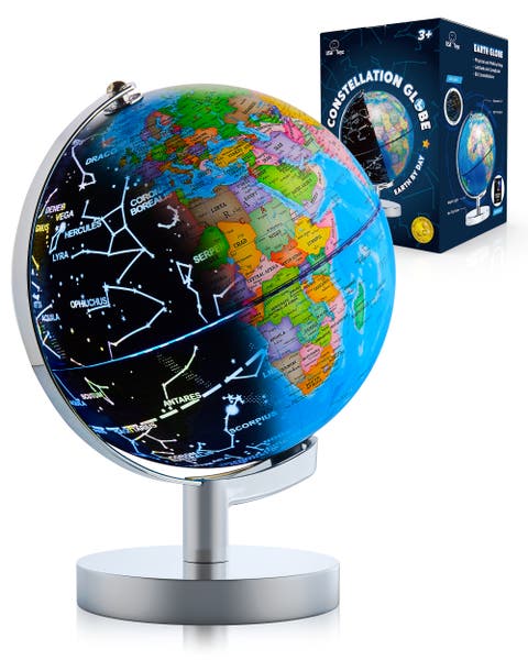 Illuminated Globe for Kids Learning - 7.2 Diameter