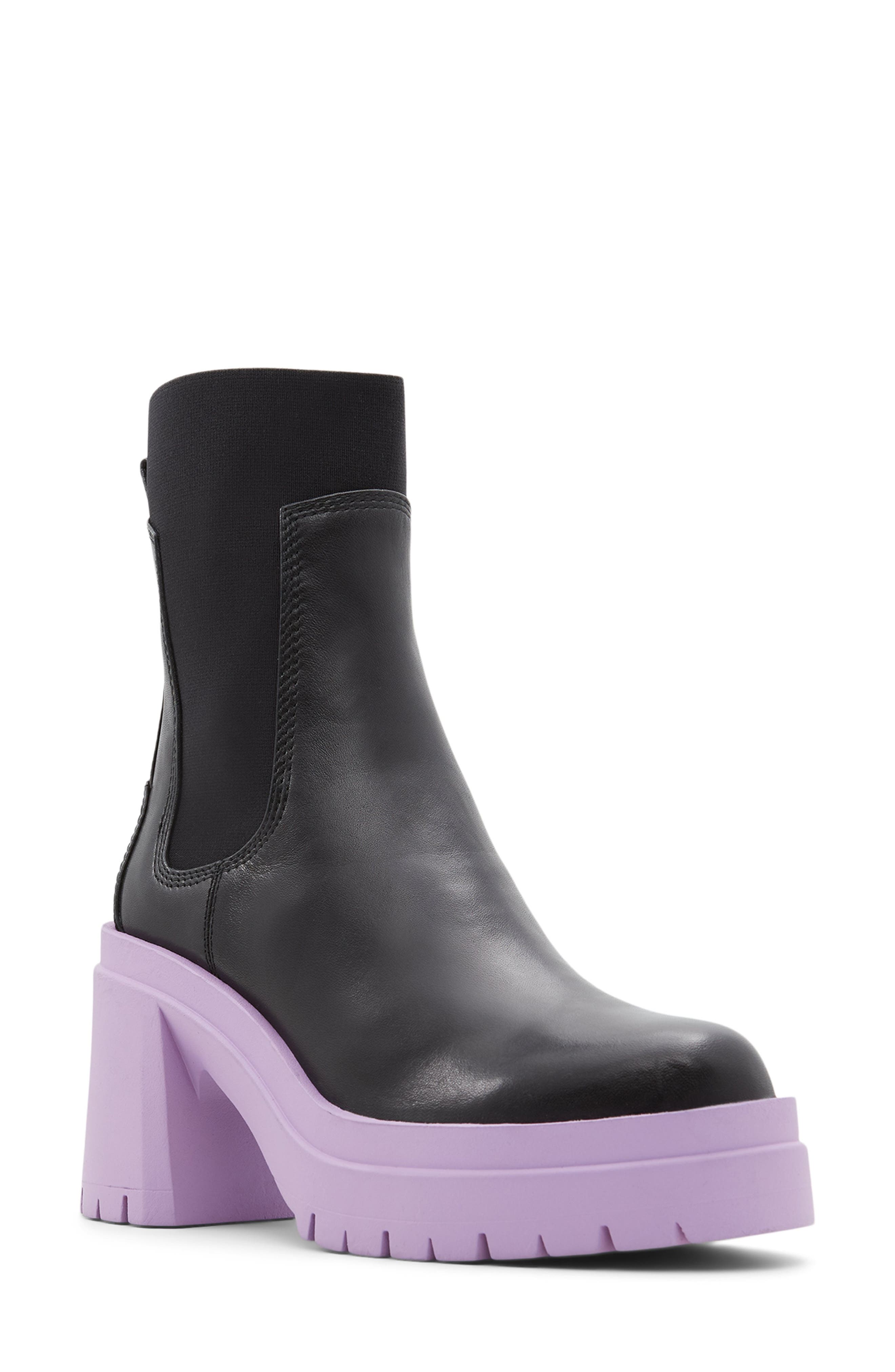 Big Mood Chelsea Boot, Main, color, BRIGHT PURPLE