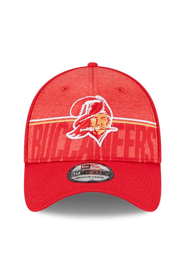 Men's New Era Red Tampa Bay Buccaneers 2023 NFL Training Camp Throwback 39THIRTY Flex Fit Hat, Alternate, color, Red