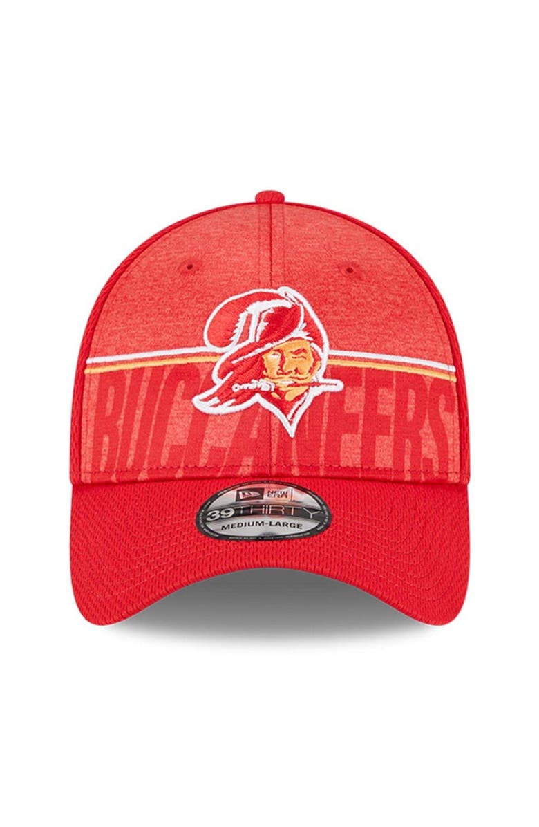 New Era Men's New Era Red Tampa Bay Buccaneers 2023 NFL Training Camp Throwback 39THIRTY Flex Fit Hat, Alternate, color, Red