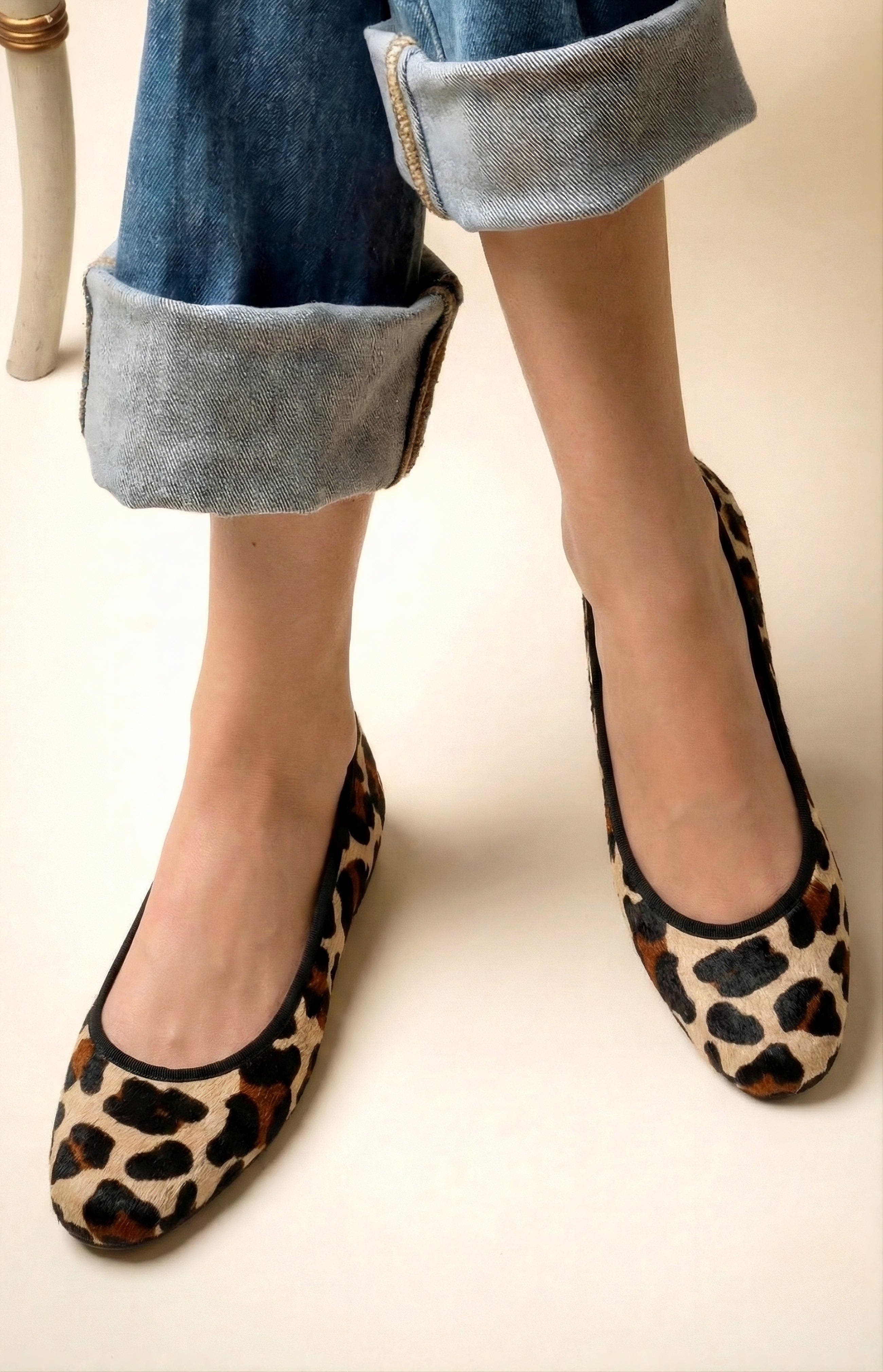 Sandrine Ballet Flat, Alternate, color, Leopard Print