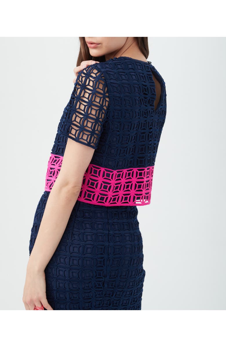 Trina Turk Serilda 2 Top, Alternate, color, Indigo/Petal Pink