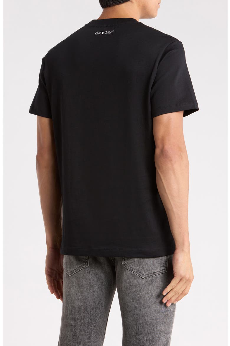 Single Arrow Slim Graphic T-Shirt, Alternate, color, BLACK