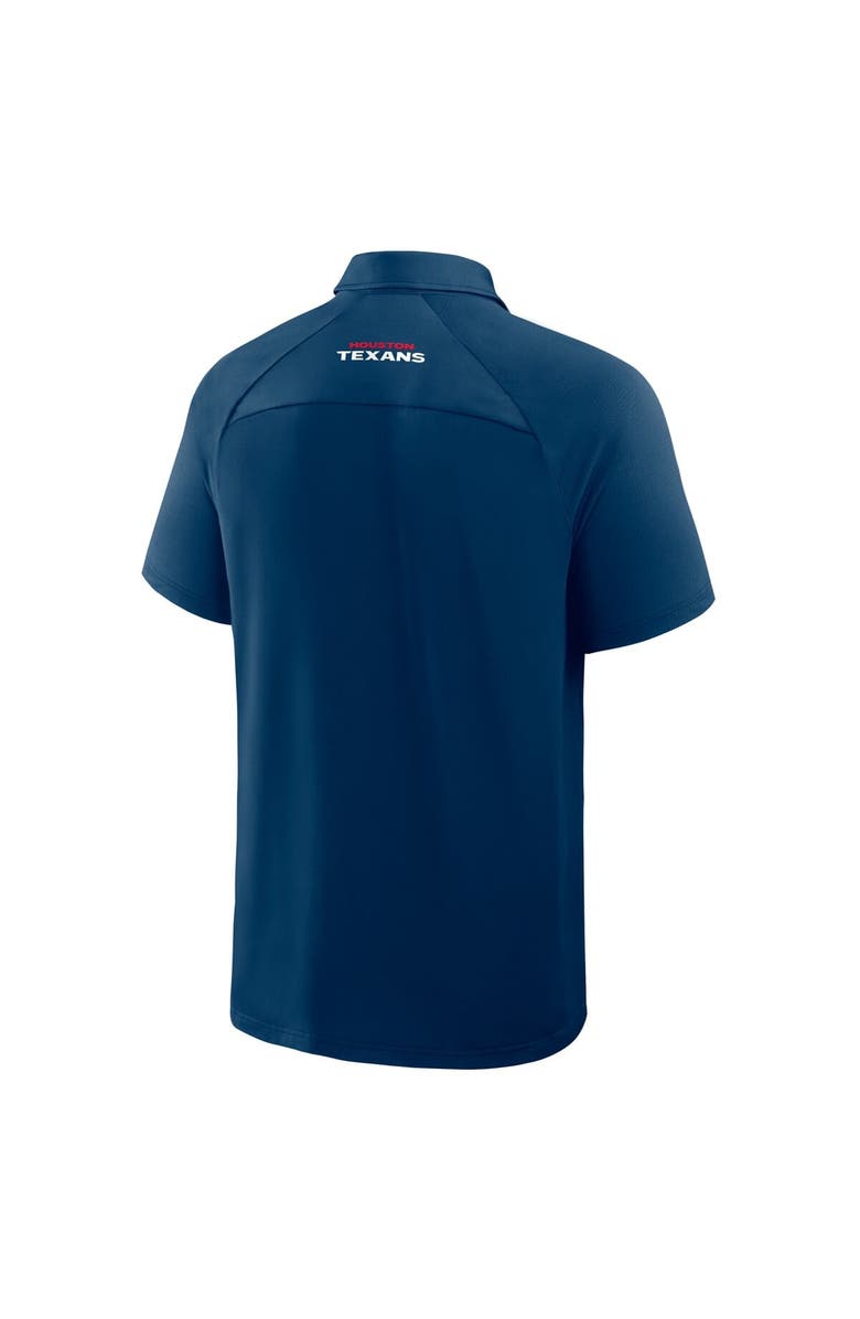 FANATICS Men's Fanatics Navy Houston Texans Back Around Raglan Polo, Alternate, color, Navy