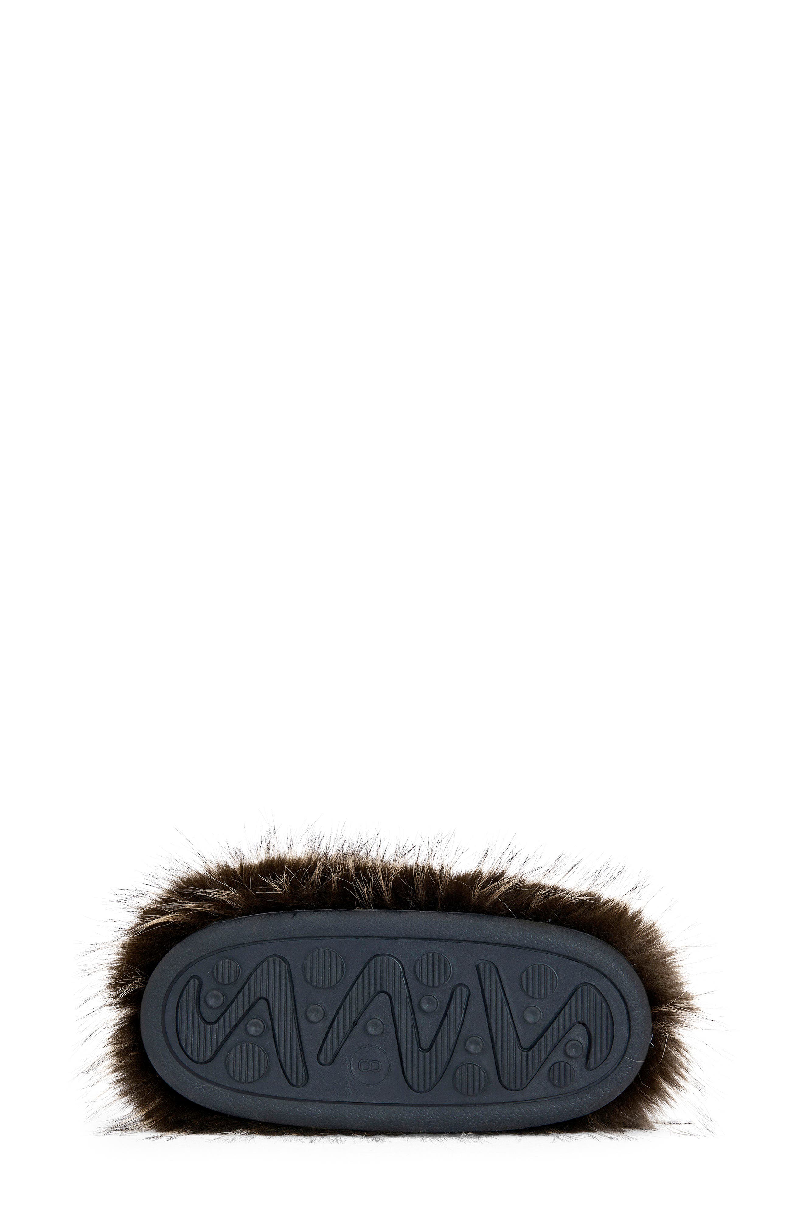 Lenix Faux Fur Boot, Alternate, color, BROWN