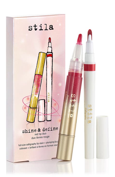 Shine & Define Red Lip Set