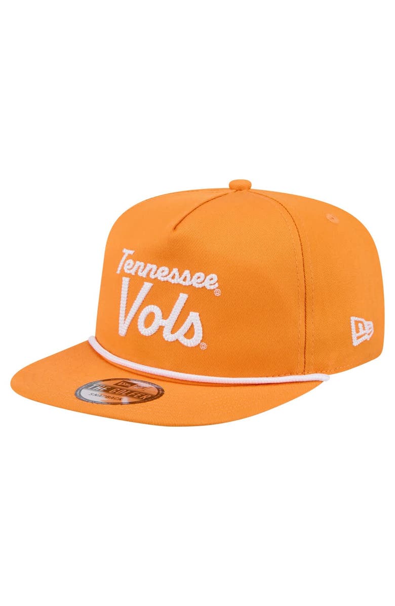 New Era Men's New Era Tennessee Orange Tennessee Volunteers Adventure Team Text Golfer Snapback Hat, Alternate, color,