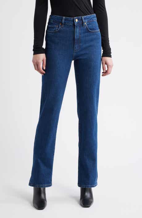 PAIGE Stevie High Waist Straight Leg Jeans