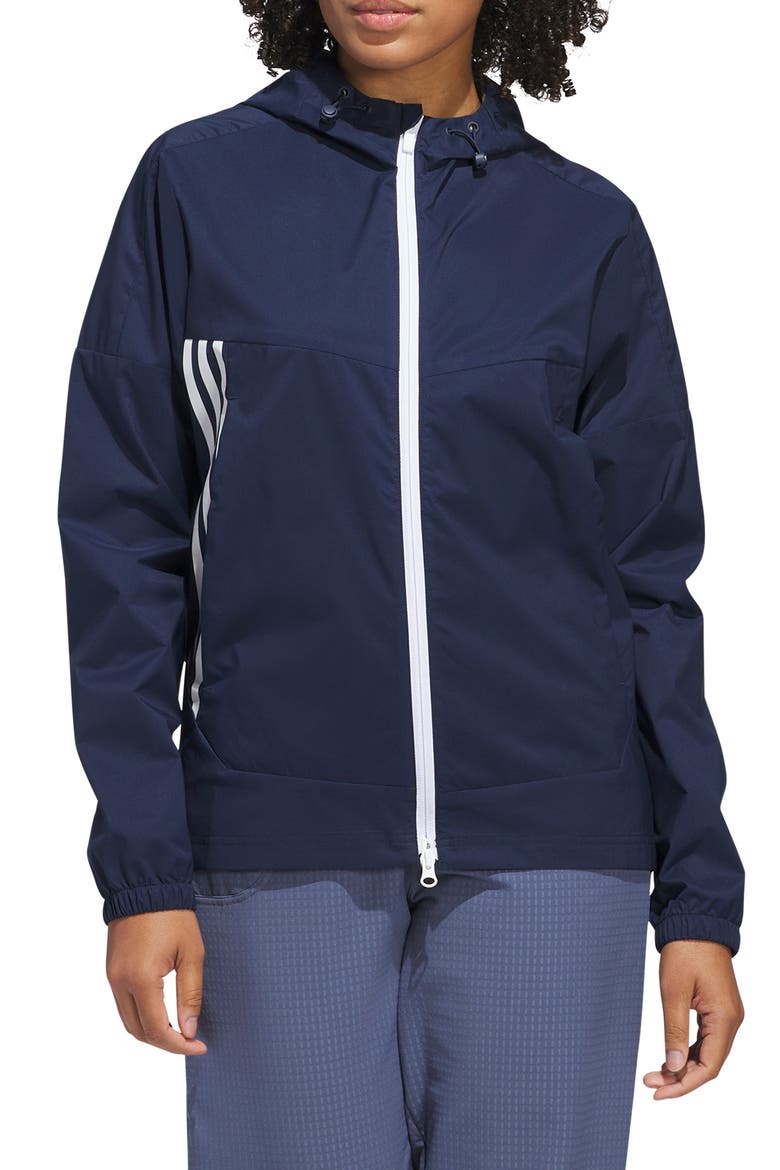 Provisional Hooded Golf Jacket, Main, color, COLLEGIATE NAVY