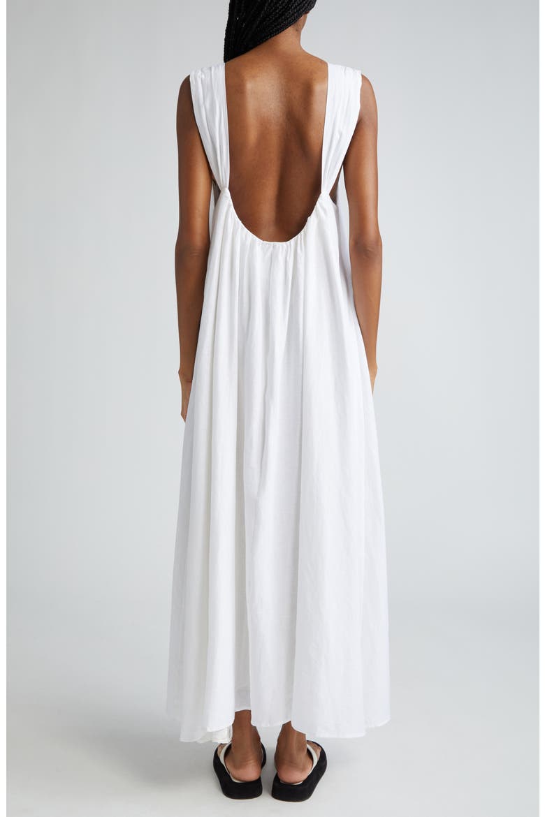 Floral Maxi Dress, Alternate, color, WHITE