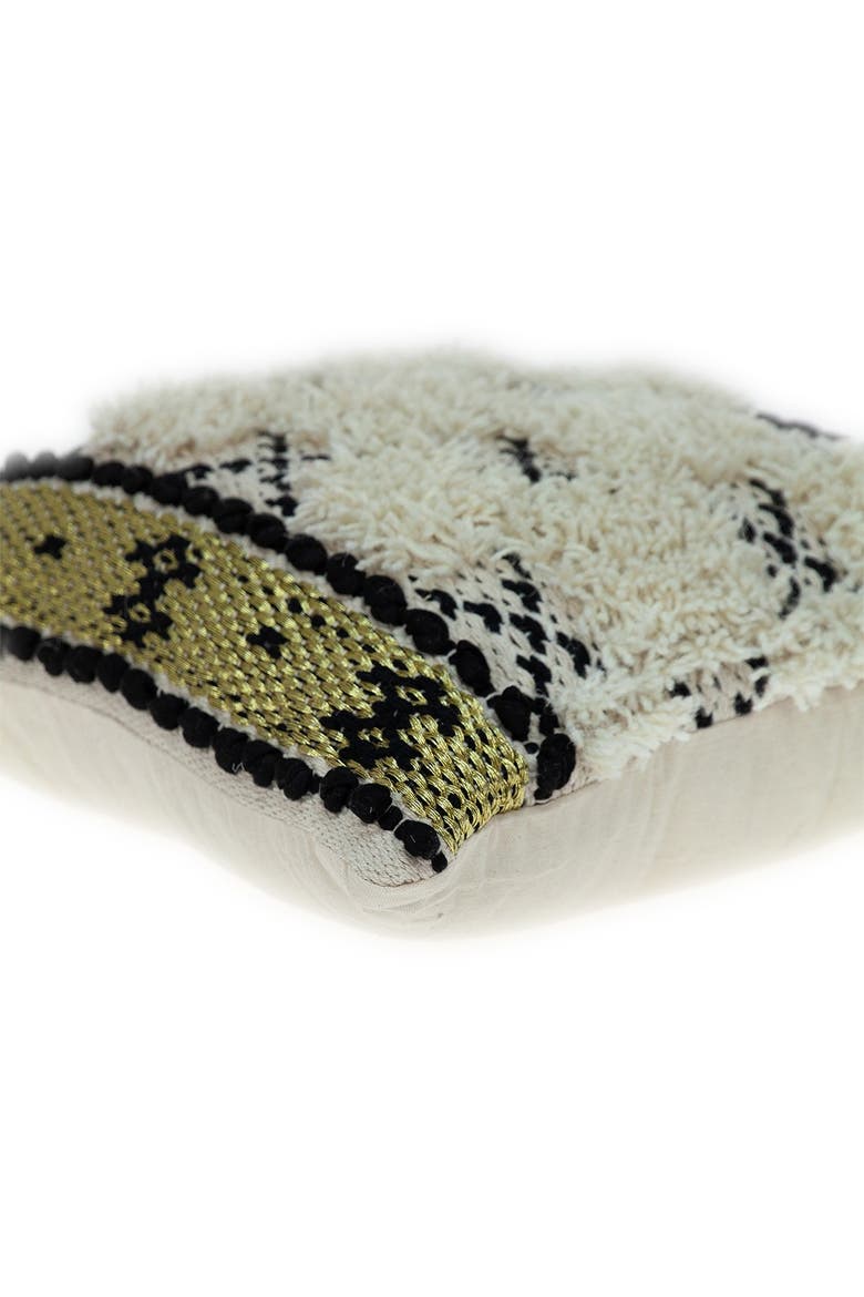 Leopold Transitional Ivory Throw Pillow, Alternate, color, IVORY