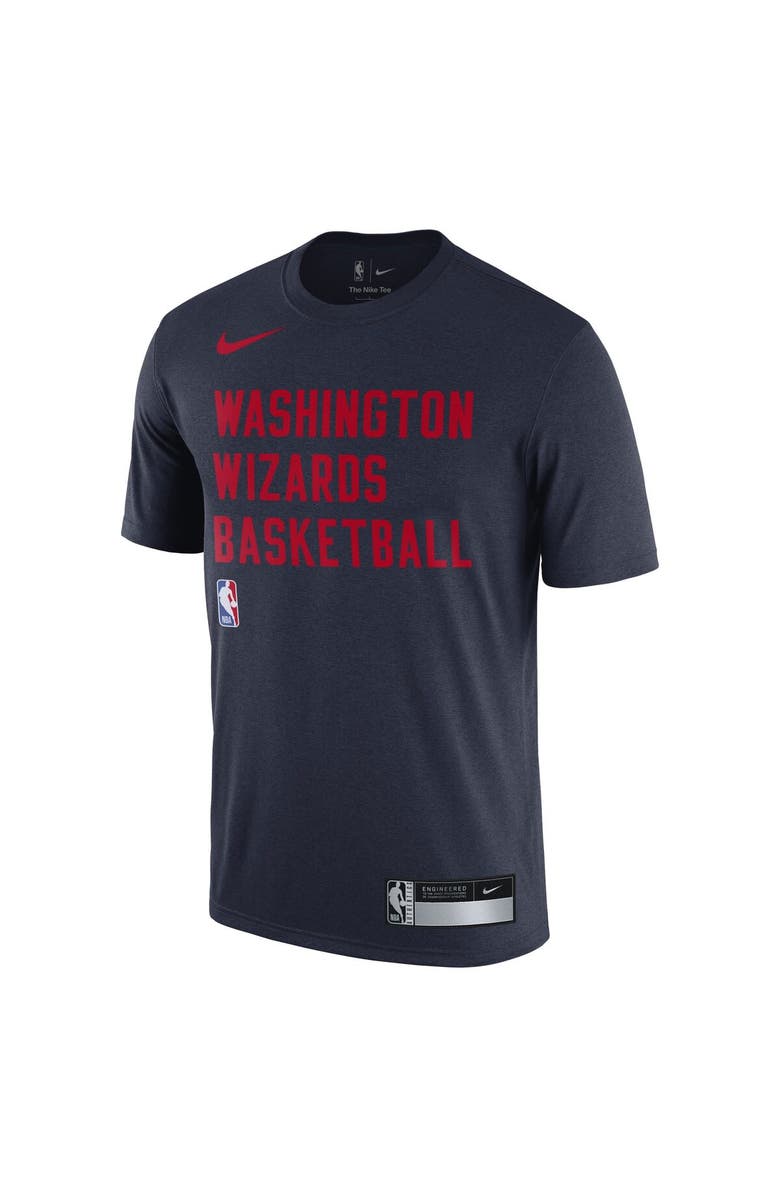 Nike Men's Nike Navy Washington Wizards 2023/24 Sideline Legend Performance Practice T-Shirt, Alternate, color, 
