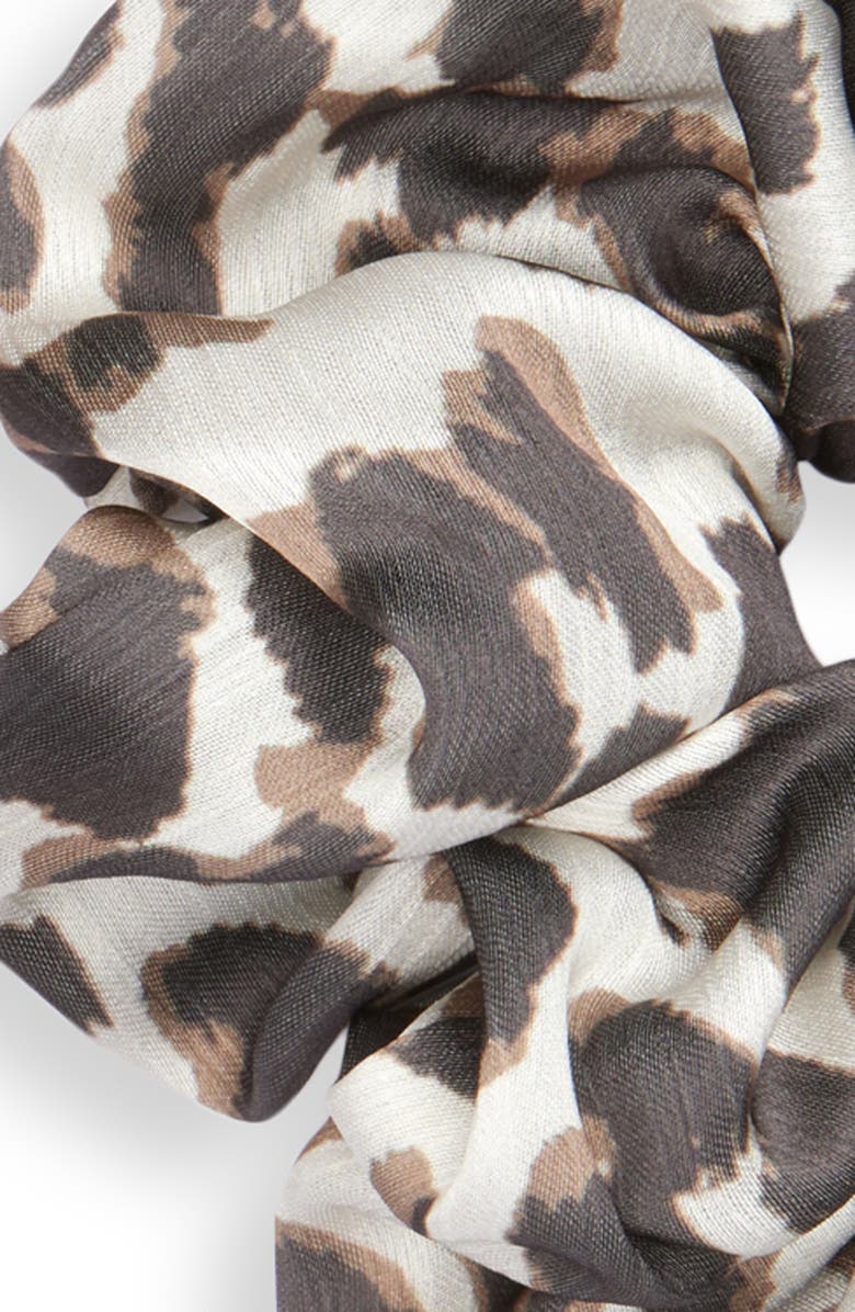 Tasha Assorted 3-Pack Leopard Print Scrunchies, Alternate, color, Leopard Multi