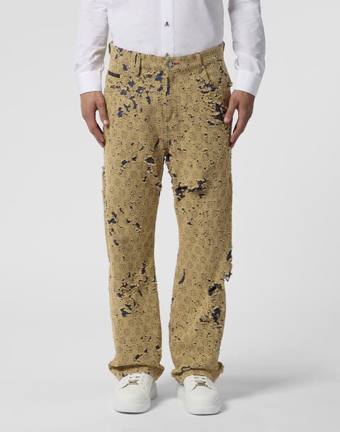 Destroyed Beach Boy Fit Jeans Monogram Men