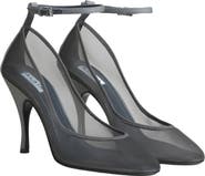 Alaïa Mesh Ankle Strap Pump