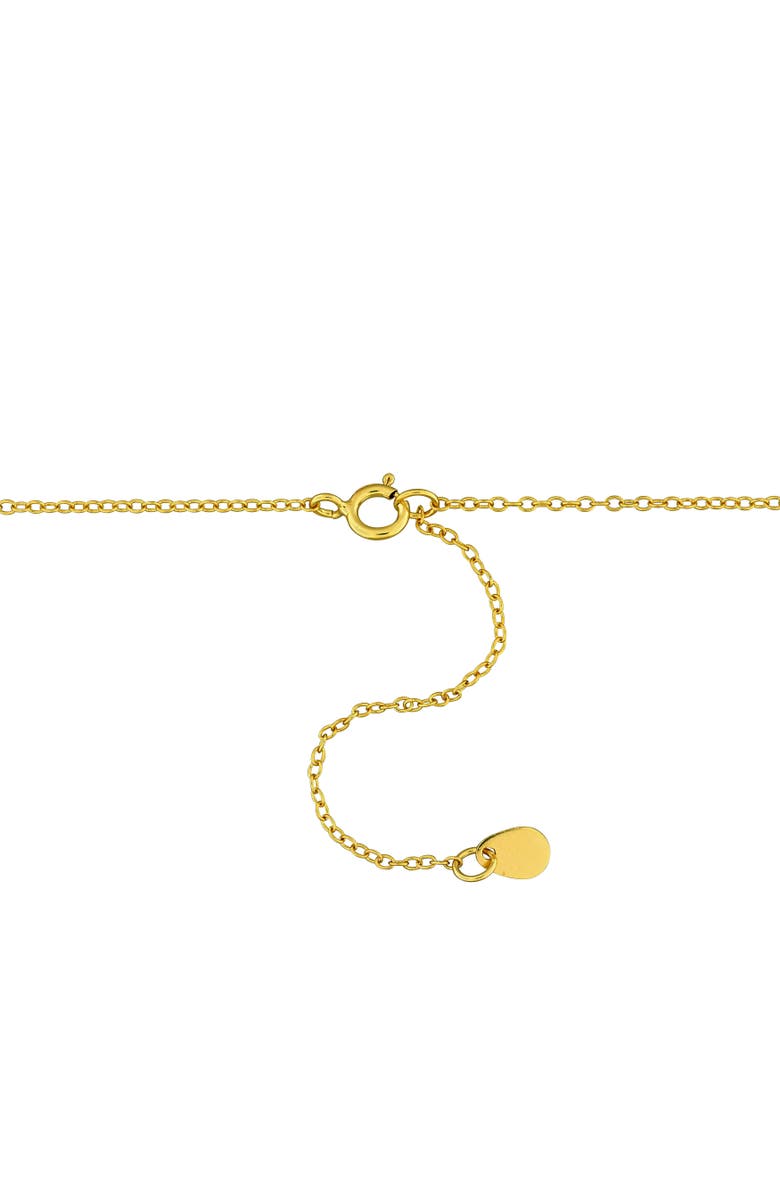 Julianna B. Multi-Shape Cubic Zirconia Station Necklace, Alternate, color, Yellow-Plated