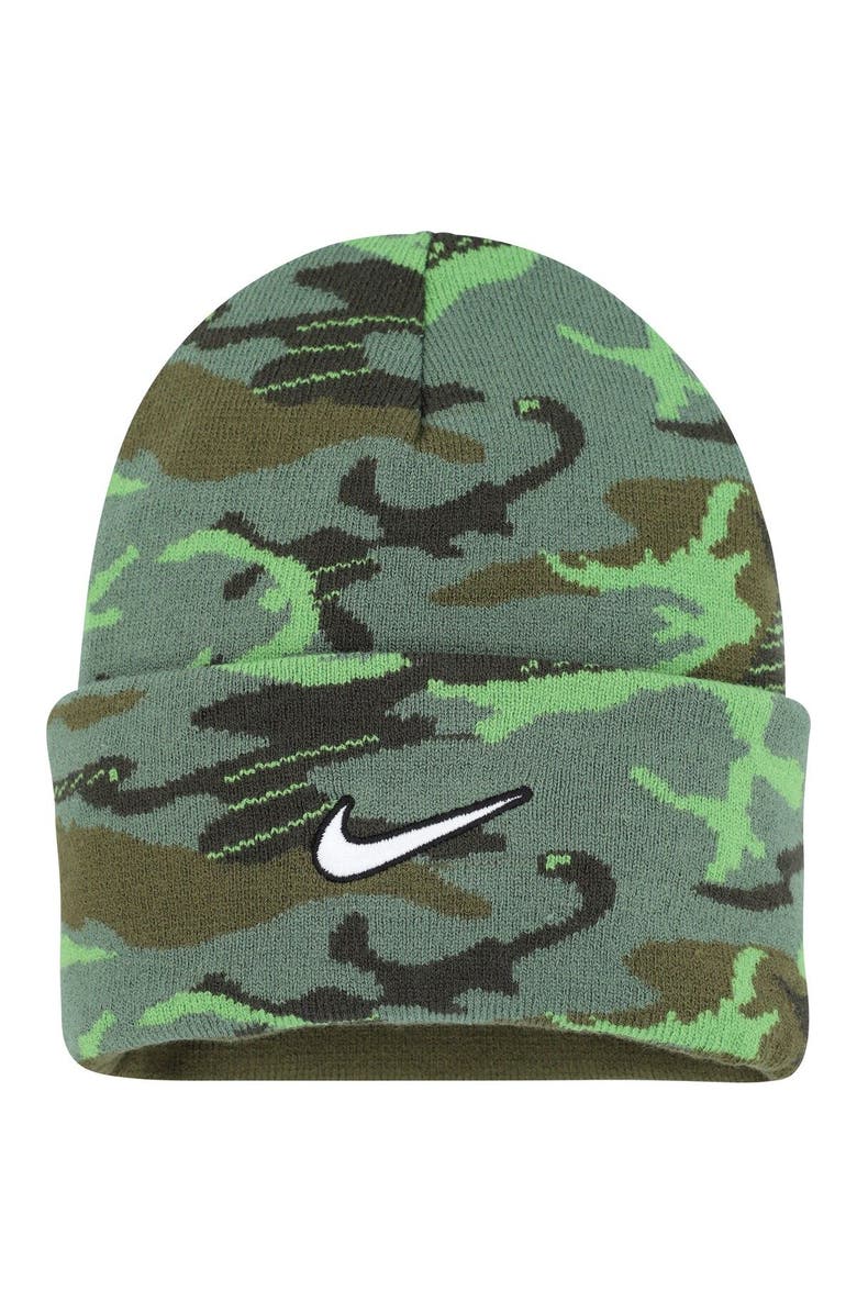 Nike Men's Nike Camo UConn Huskies Veterans Day Cuffed Knit Hat, Alternate, color,