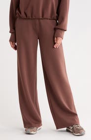 Z by Zella Whisper Knit High Waist Wide Leg Pants