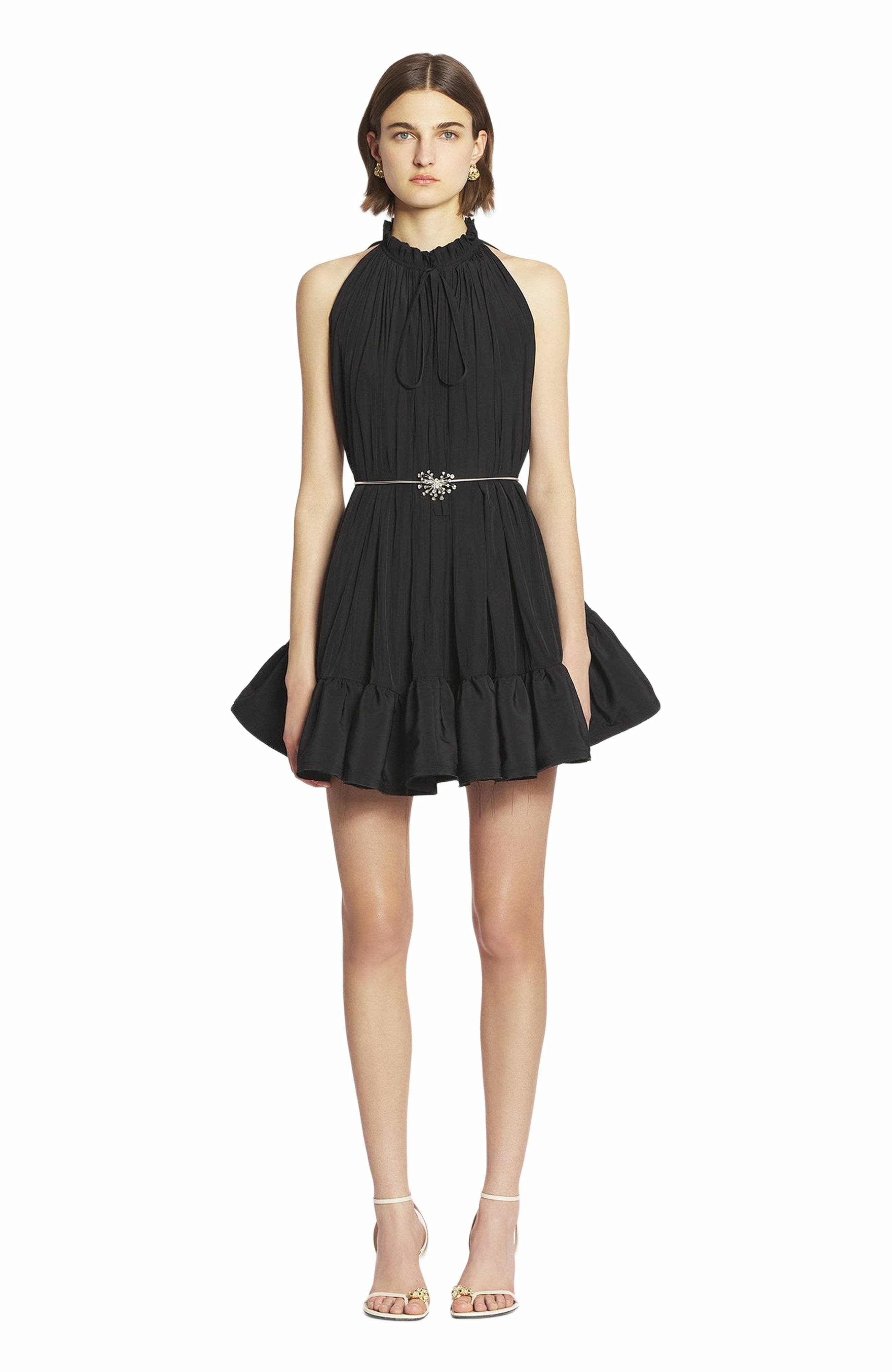 Short Dress With Ruffles