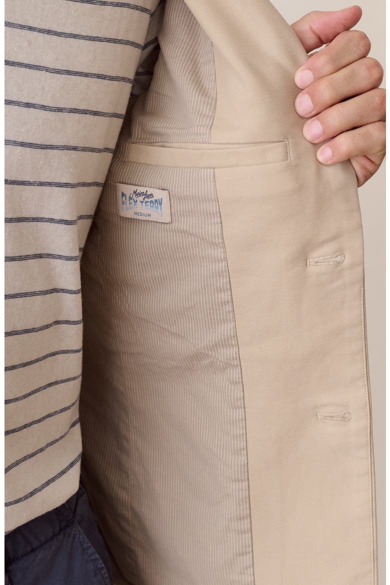 Flex Terry Blazer, Alternate, color, DARK KHAKI