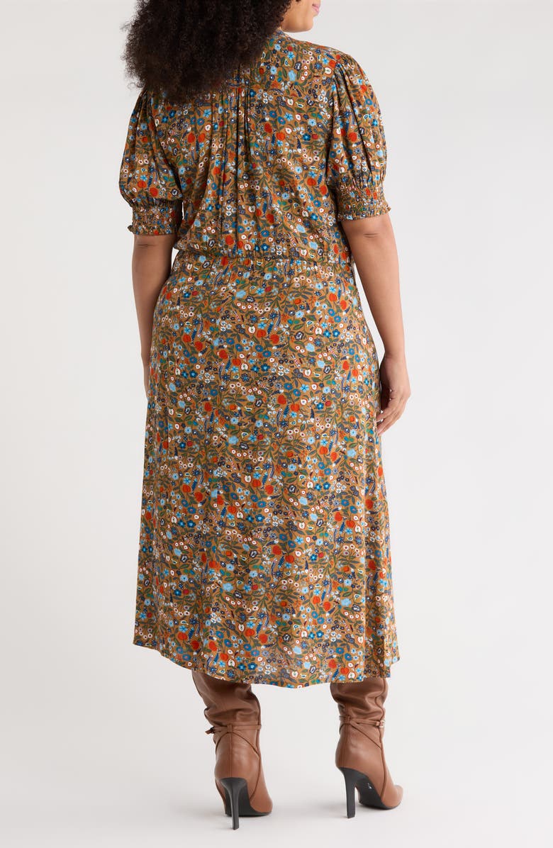 Seasalt Cornwall Bridget Floral Print Midi Dress, Alternate, color, Still Life Basket