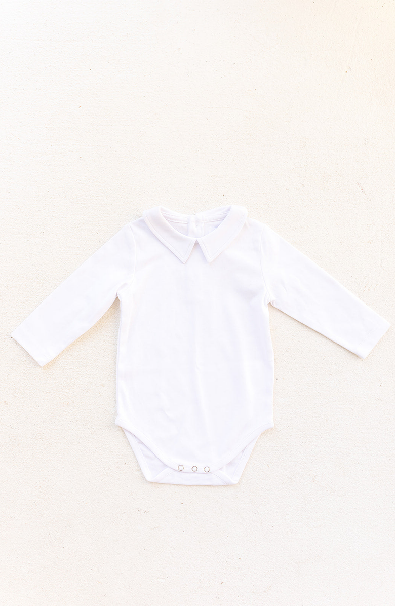 Little Paper Kids Ellis Baby Bodysuit, Alternate, color, White