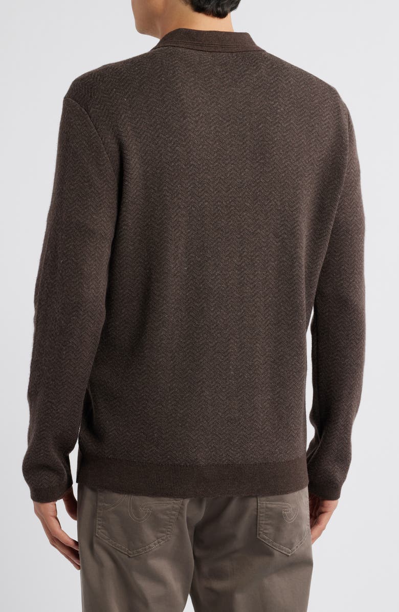 Rails Herrington Herringbone Polo Sweater, Alternate, color, 