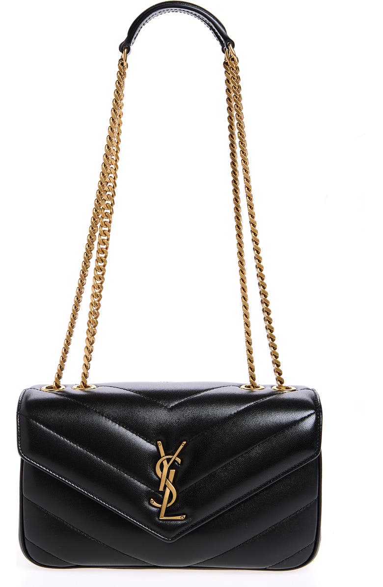 Saint Laurent Small Loulou Quilted Leather Shoulder Bag, Main, color,