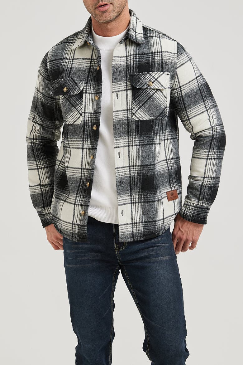 Fargo Bonded Fleece Shirt Jacket, Alternate, color, Cream