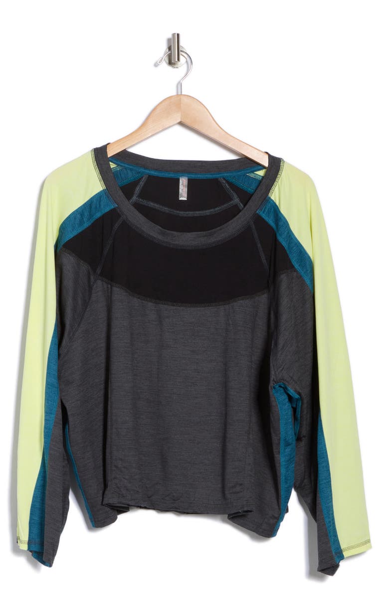 Free People Go For the Goal Long Sleeve Top, Main, color, 