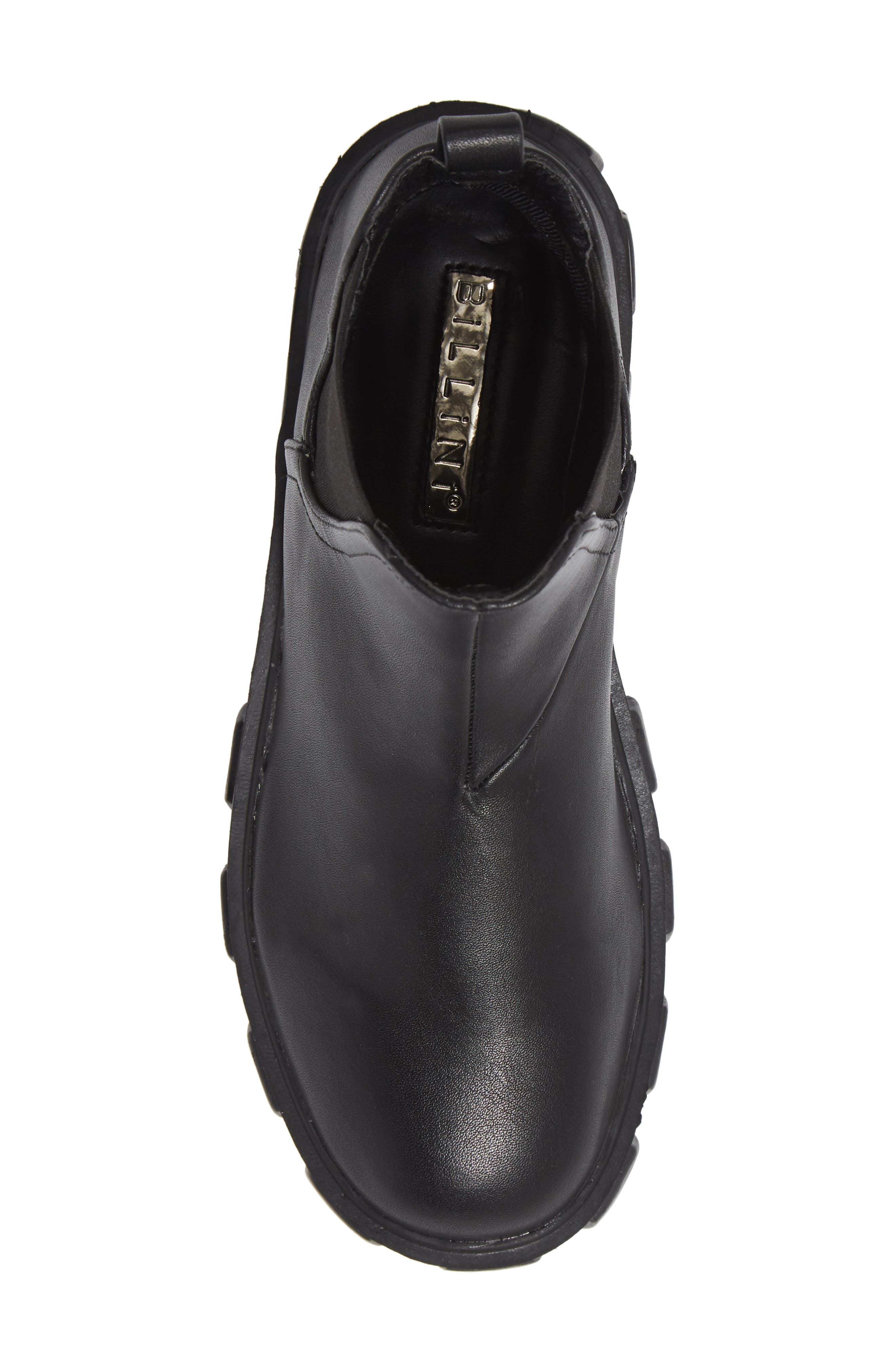 Xanthos Lug Chelsea Boot, Alternate, color, BLACK CROC LEATHER