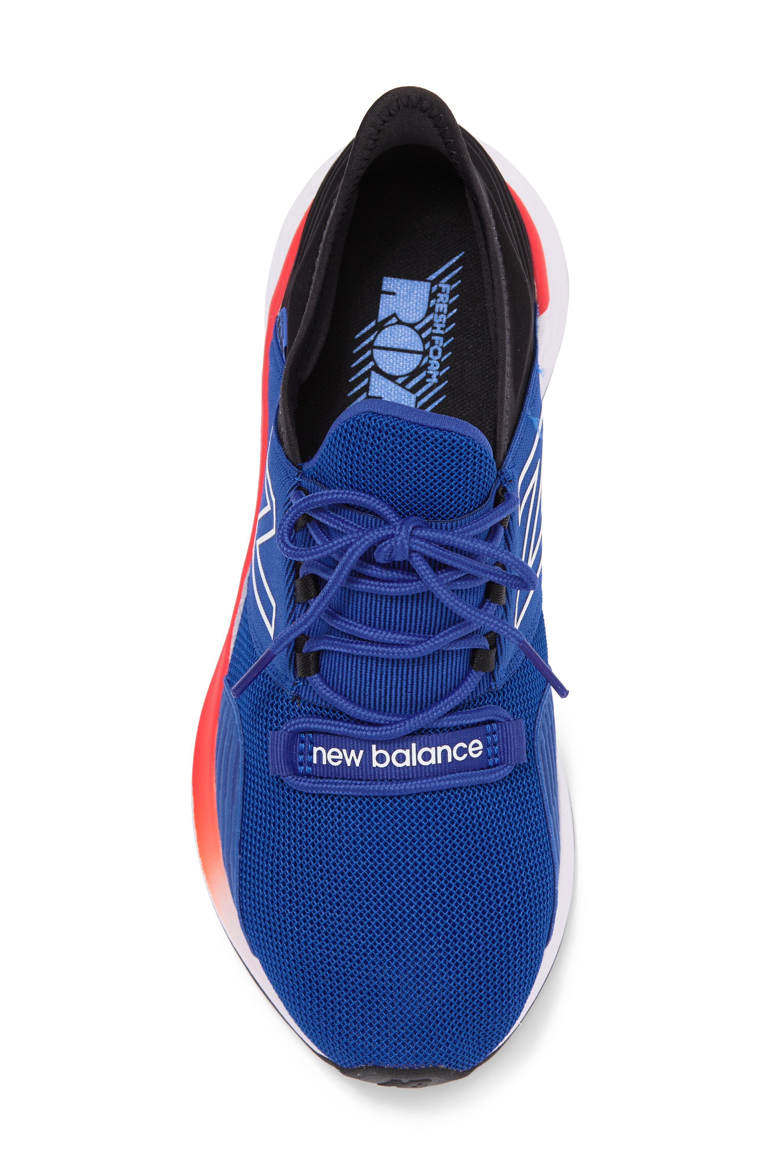 New Balance Fresh Foam Roav Knit Sneaker, Alternate, color, Team Royal/ Neo Flame